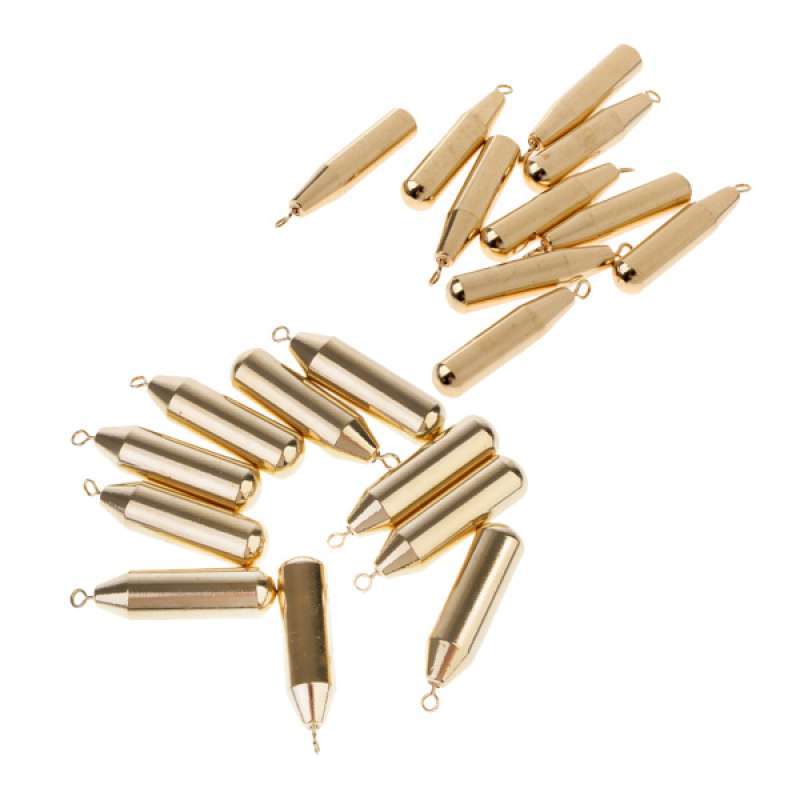 Jual Copper Weight Sinkers /Fishing Weights Sinker Bulk Sinker Weights Kit Golden di Seller