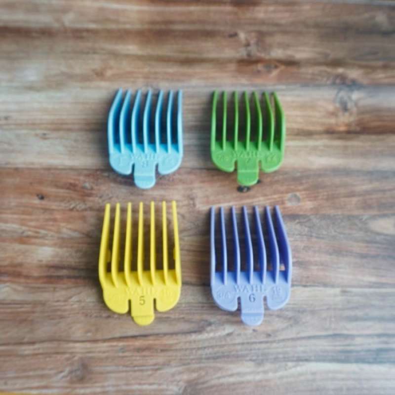 Jual WAHL GUARD NO 1 8 WARNA DENGAN WADAH / SEPATU / SISIR UKURAN