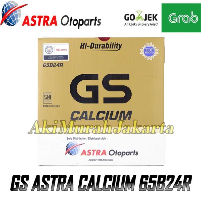 Jual Aki GS CALCIUM Toyota Avanza NS60 / 65B24R 55 Ah GARANSI 6 BULAN