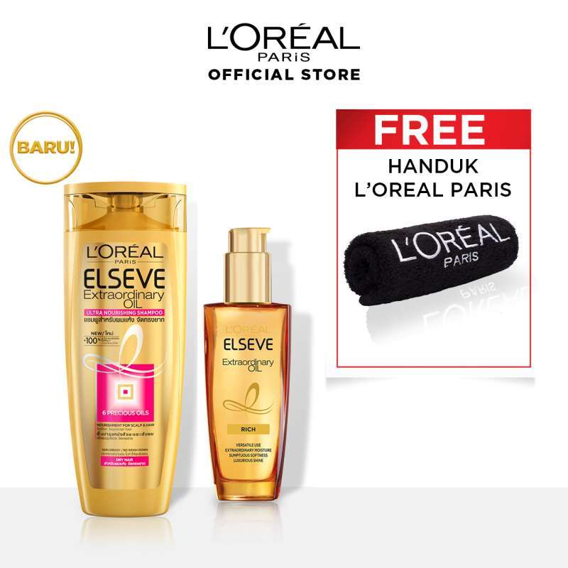 Jual L Oreal Paris Elseve Extraordinary Oil Ultra Nourishment Shampoo 