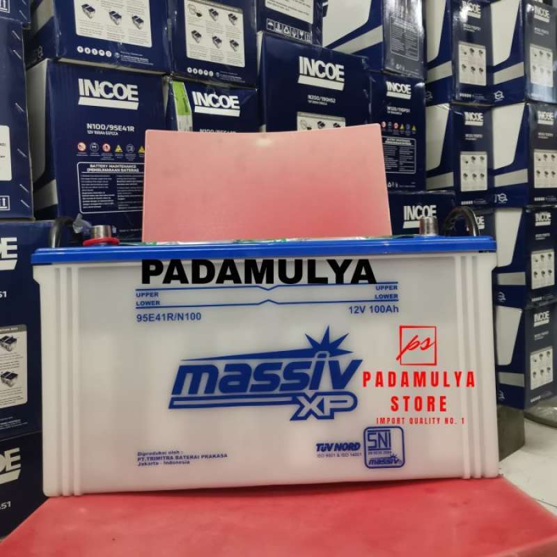 Jual Aki Basah Massiv Xp N100 12V 100Ah 95E41R Battery Genset Kapal