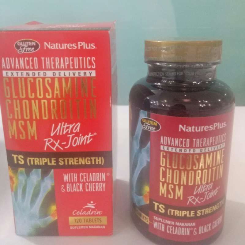 Promo NATURES PLUS GLUCOSAMIN TRIPLE STRENGTH ISI 120 TABLETS Diskon 33