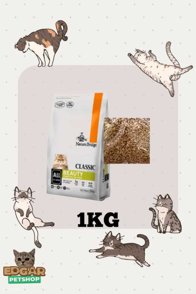 Jual Nature Bridge Cat Beauty All Stages REPACK 1kg makanan kucing di