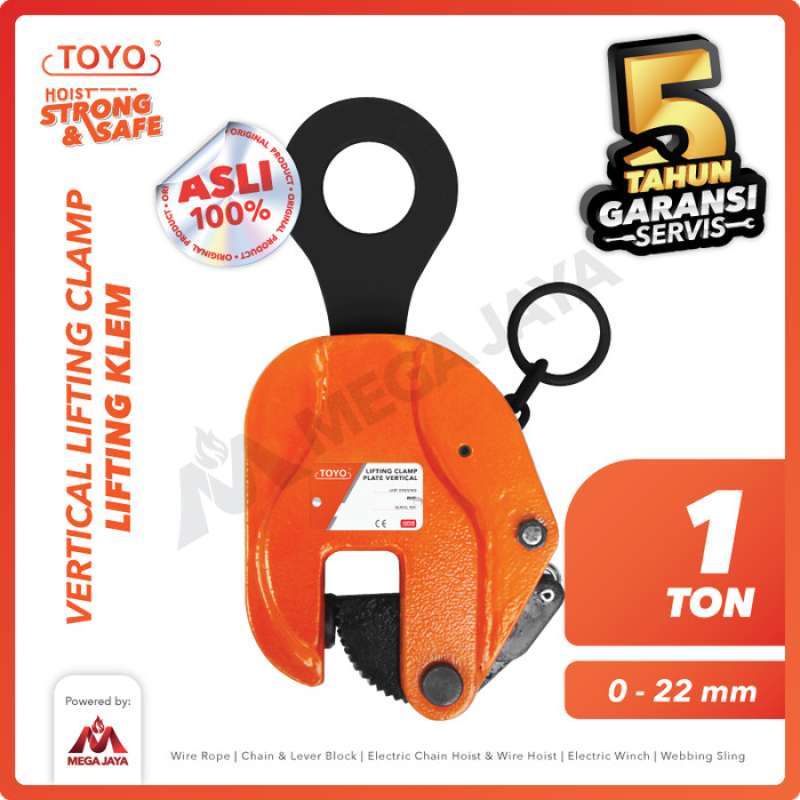 Jual Vertical Lifting Clamp 1 Ton TOYO di Seller TB Amanah Blibli