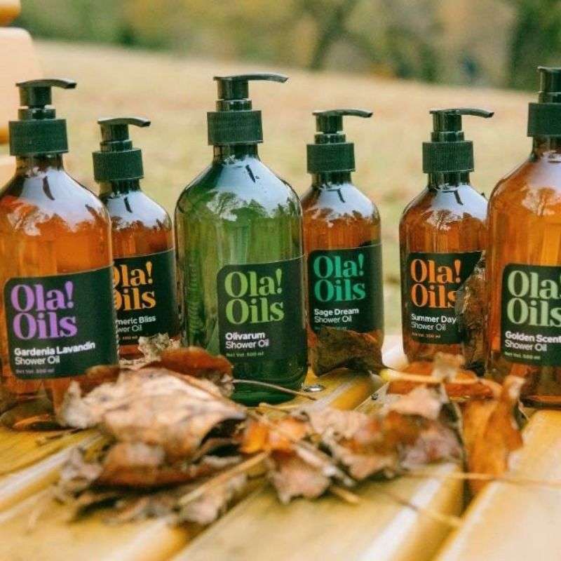 Jual OLA! OILS Shower Oil sabun badan eksim eczema psoriasis