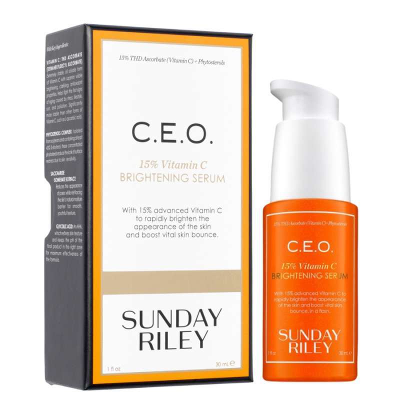 Promo (ORIGINAL) Sunday Riley CEO serum vitamin C 15 Rapid Flash