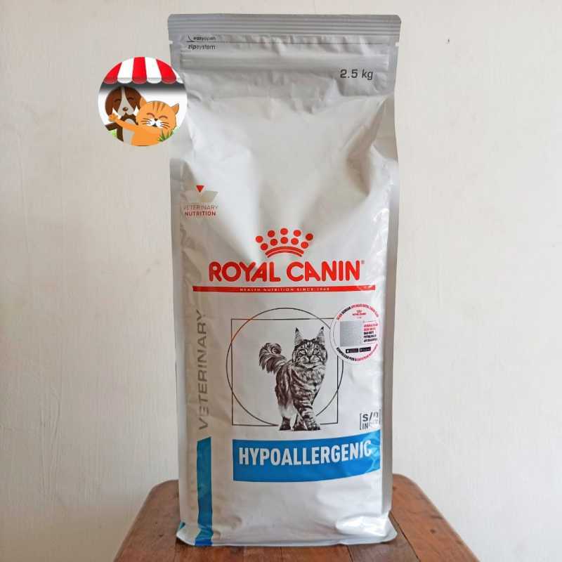 Jual Royal Canin Vet Hypoallergenic Cats 2.5kg Khusus Intoleransi