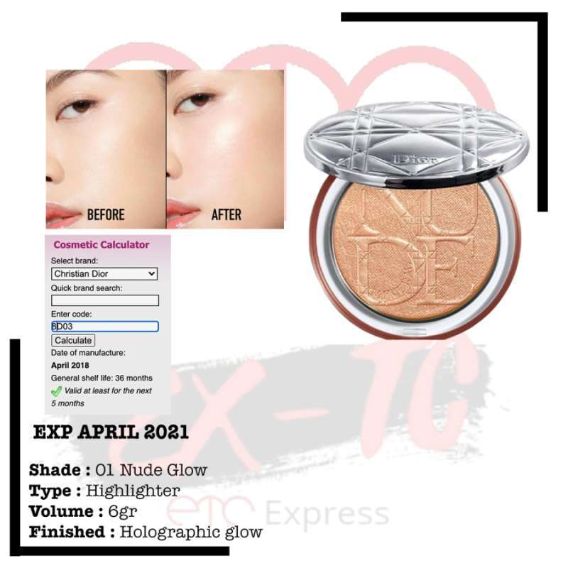 dior luminizer nude glow
