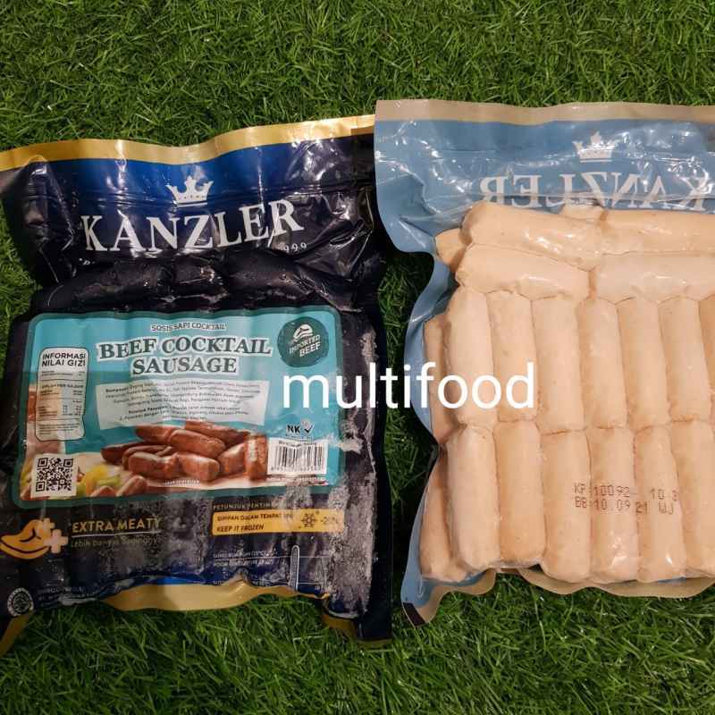 âˆš Sosis Premium Kanzler Beef Cocktail - 500 G Terbaru Agustus 2021