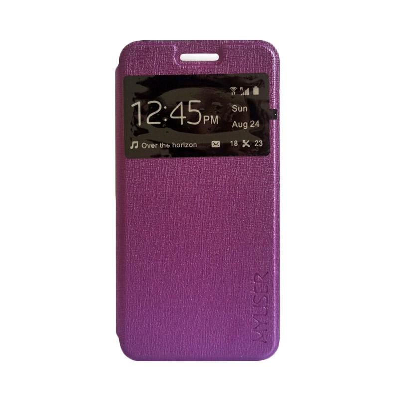 jual myuser flip cover casing for huawei y5 ii 2016 ungu jual myuser flip cover casing for huawei y5 ii 2016 ungu