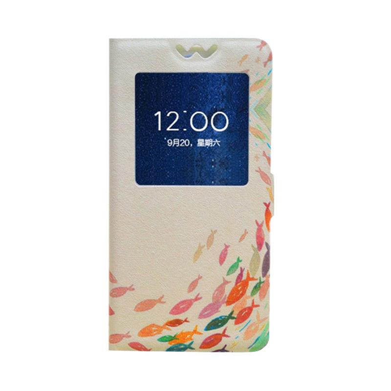 Jual OEM Artistry Ikan Flip Cover Casing for Coolpad Note 