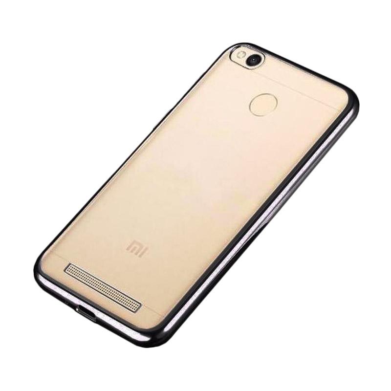 jual oem shining chrome softcase casing for xiaomi redmi 3 pro black harga jual oem shining chrome softcase casing for xiaomi redmi 3 pro black harga