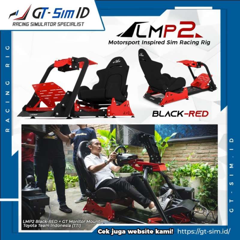 Jual GT-Sim.ID LMP2 Racing Rig (Simulator Thrustmaster, Logitech ...