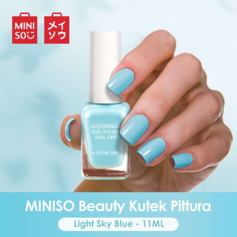 Jual Miniso Official Kutek Peel Off Acquerello Peel Off Nail Polish