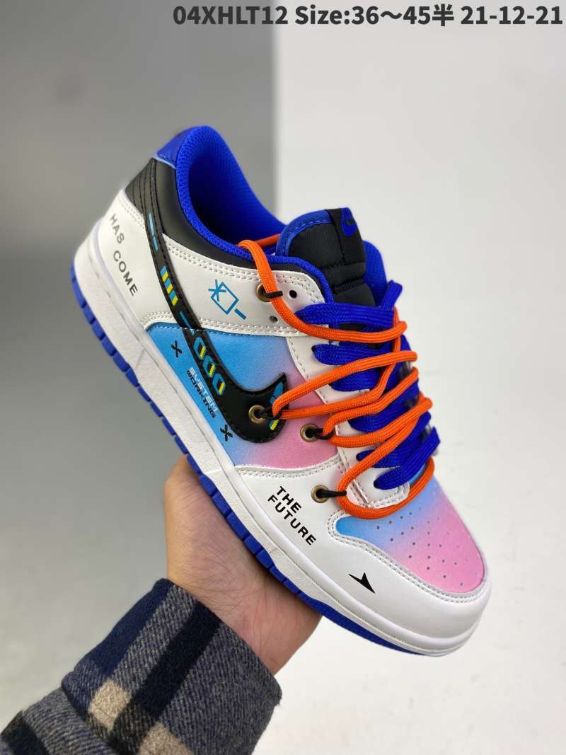 Jual Nike Dunk Low lightning blue vibe used disassembly suture ow