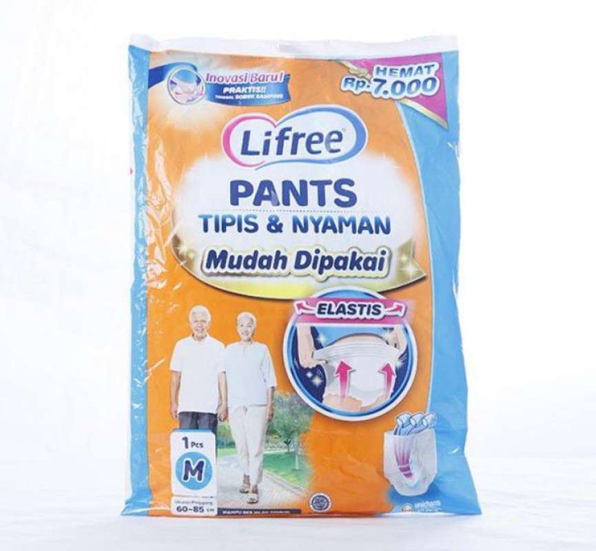 Promo Lifree Popok Celana DewasaTipis dan Nyaman kemasan Sachet Diskon