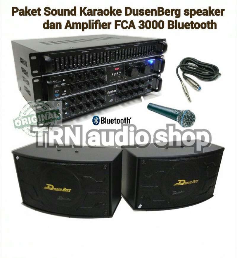 Jual PAKET SOUND SYSTEM KARAOKE DUSENBERG DAN AMPLI FCA 3000 MODEL 3