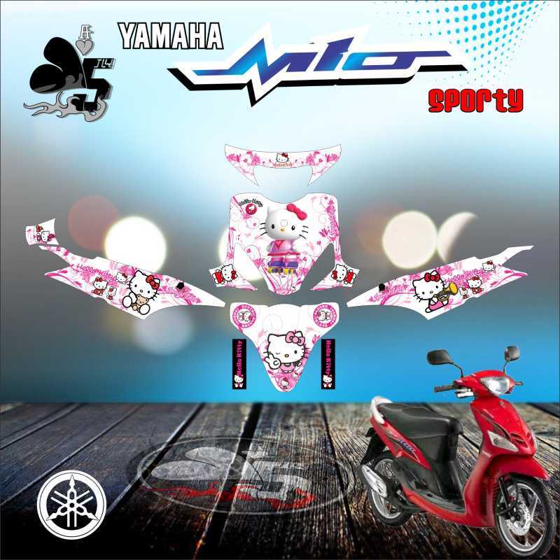 Jual STICKER DECAL YAMAHA MIO SPORTY FULL BODY HELLO KITTY di Seller