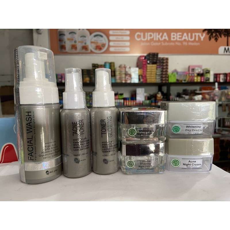 Jual pilih salah satu -- eceran ms glow whitening - satuan ms glow acne
