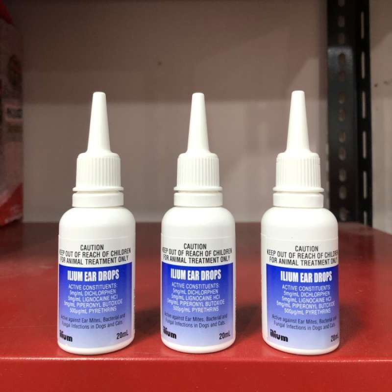 Promo Ilium Ear Drops Obat Tetes Telinga Kucing Dan Anjing 20Ml Diskon