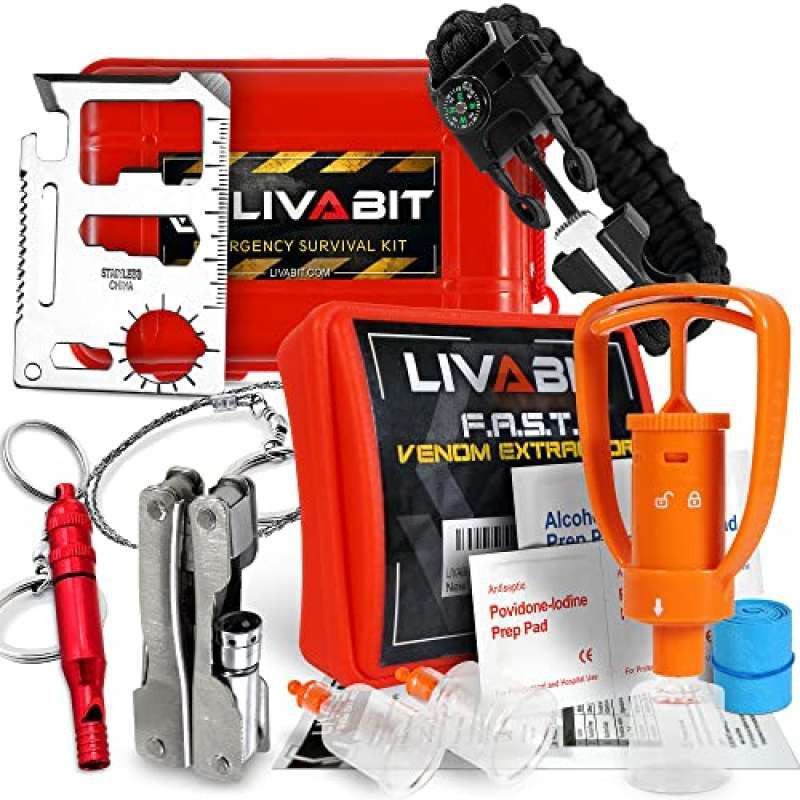 Promo LIVABIT Dual Pack First Response Safety Tool Emergency Kit Venom ...