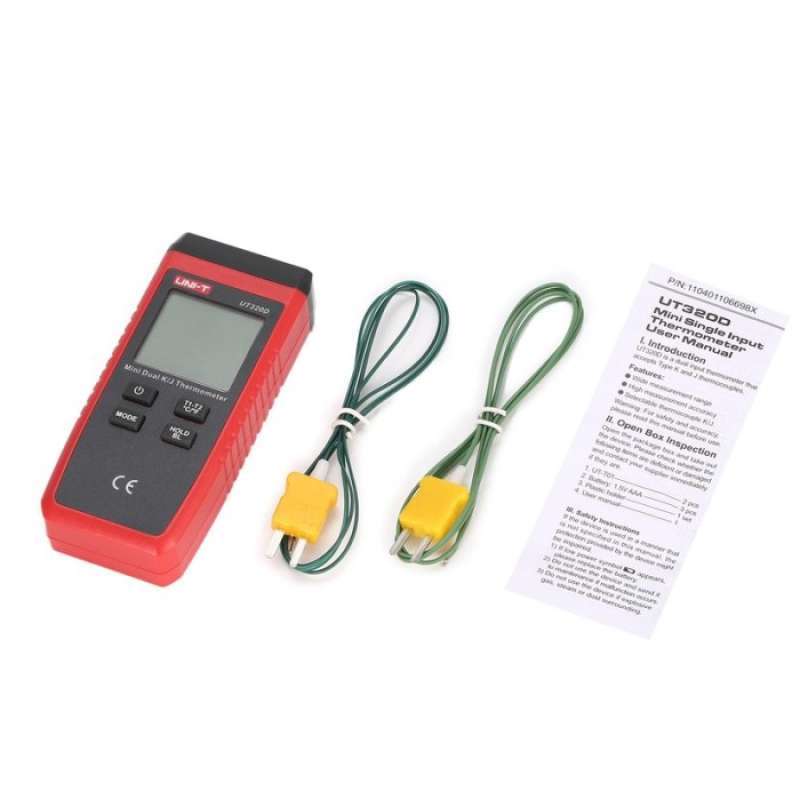 Jual UNI-T K/J Type Dual- Digital Thermocouple Temperature Thermo Meter ...