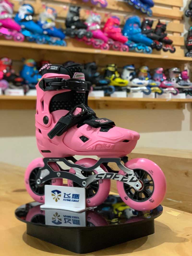 Jual Sepatu Roda Inline Skate Anak Flying Eagle S7 Speed Pink di Seller