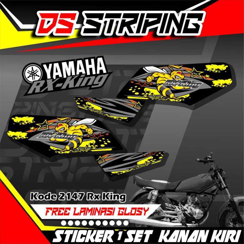 Jual 2147 Sticker Striping Motor YAMAHA RX KING Variasi Motif Lebah ...