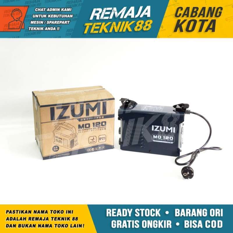 Promo MESIN LAS TRAFO / IZUMI MO 120 / INVERTER WELDER / MO120 450 WATT