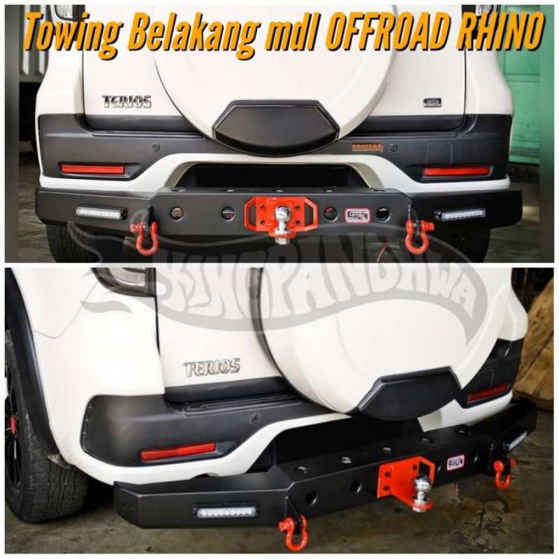 Promo TOWING BELAKANG BESI TOYOTA RUSH MDL OFFROAD RHINO GUARD