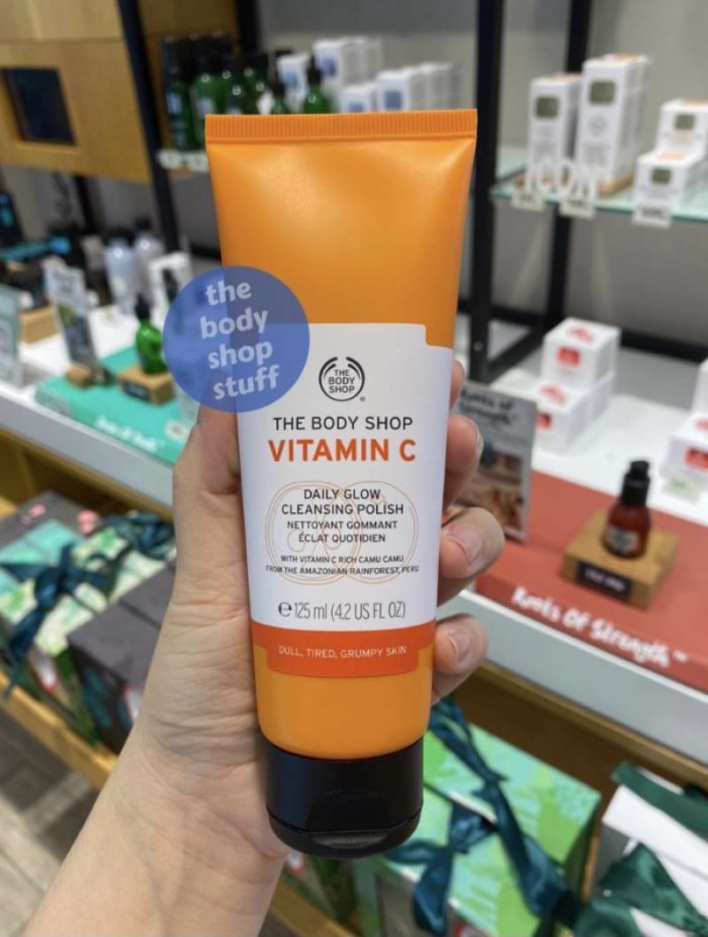 Jual The Body Shop Vitamin C Daily Glow Cleansing Polish 125ml Face