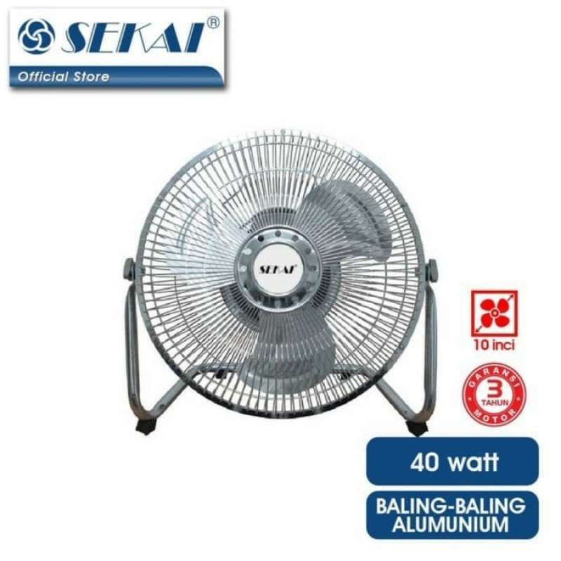 Jual SEKAI Metal Floor Fan 10 Inch HFN1050 Kipas Angin Lantai di Seller