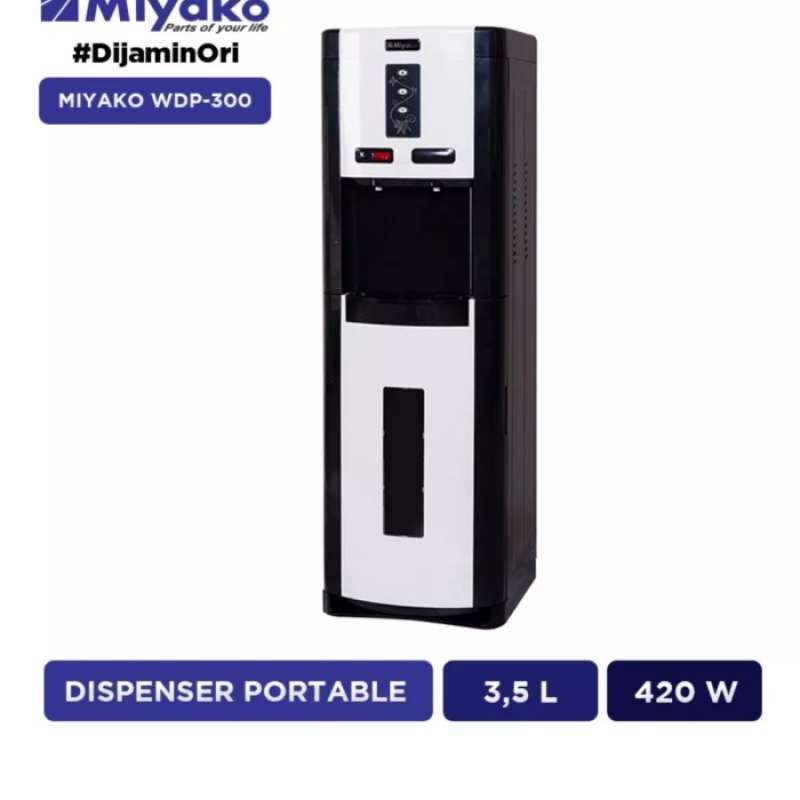 Jual Dispenser Miyako Galon Bawah Hot N Cold Wd 300 Wrna Random di