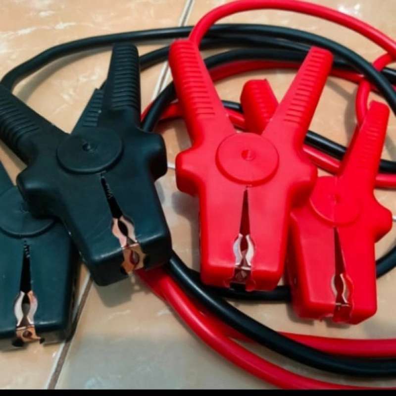 Jual jumper aki besar + kabel 300A panjang 2,5m ukuran kabel 10mm di