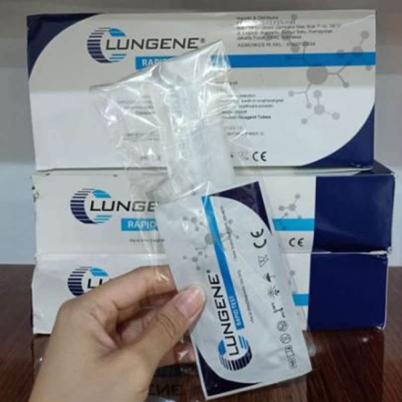 Jual TEST tes ANTIGEN NEWLUNGENE new lungene per 1 set (untuk tes 1