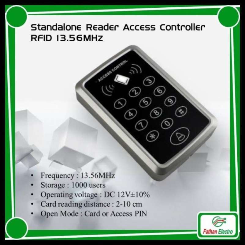 Jual Rfid 13.56 Mhz Reader Standalone Access Control Original Best ...