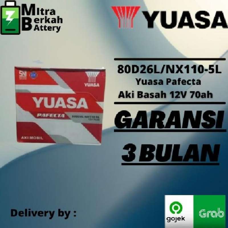 Jual AKI BASAH MOBIL HILUX 80D26L YUASA di Seller Mitra Berkah Battery