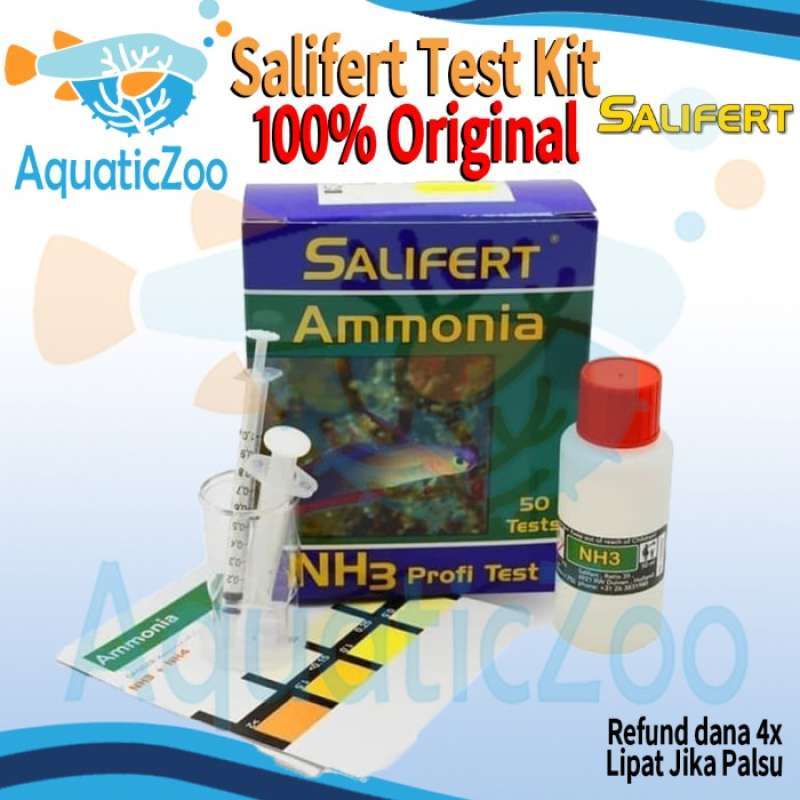 Jual Salifert Ammonia Test Kit Amonia NH3 Pengukur Parameter Air Laut