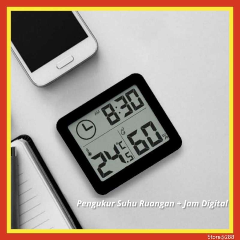 Remote Jam Digital Jual Jam Digital Meja Dinding Suhu Thermometer Hygrometer Sensor ZL20 ...