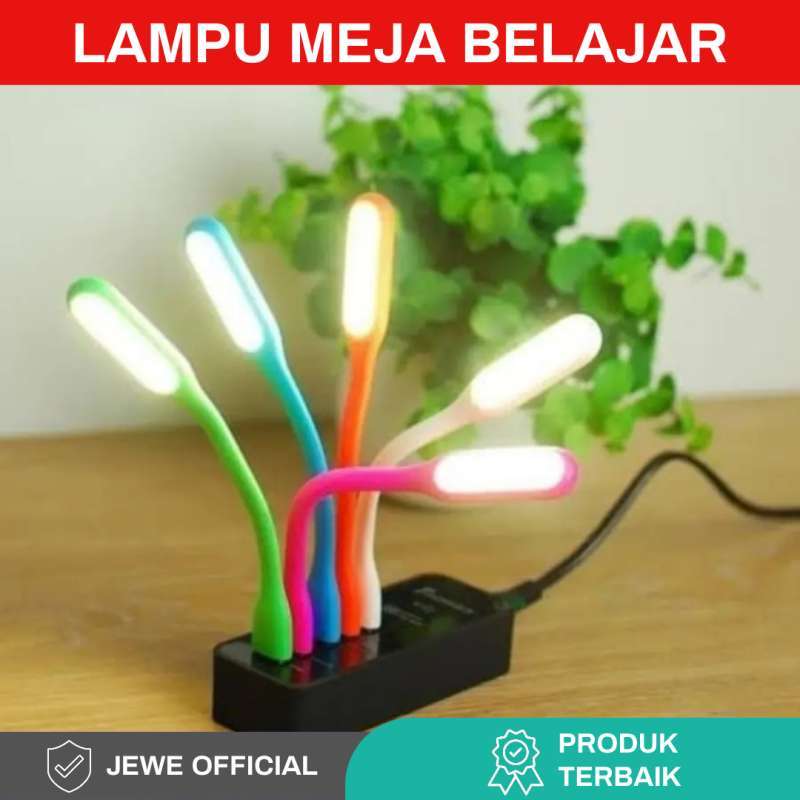 Promo Lampu Baca LED USB Light Laptop Lentur Lampu Tidur Emergency
