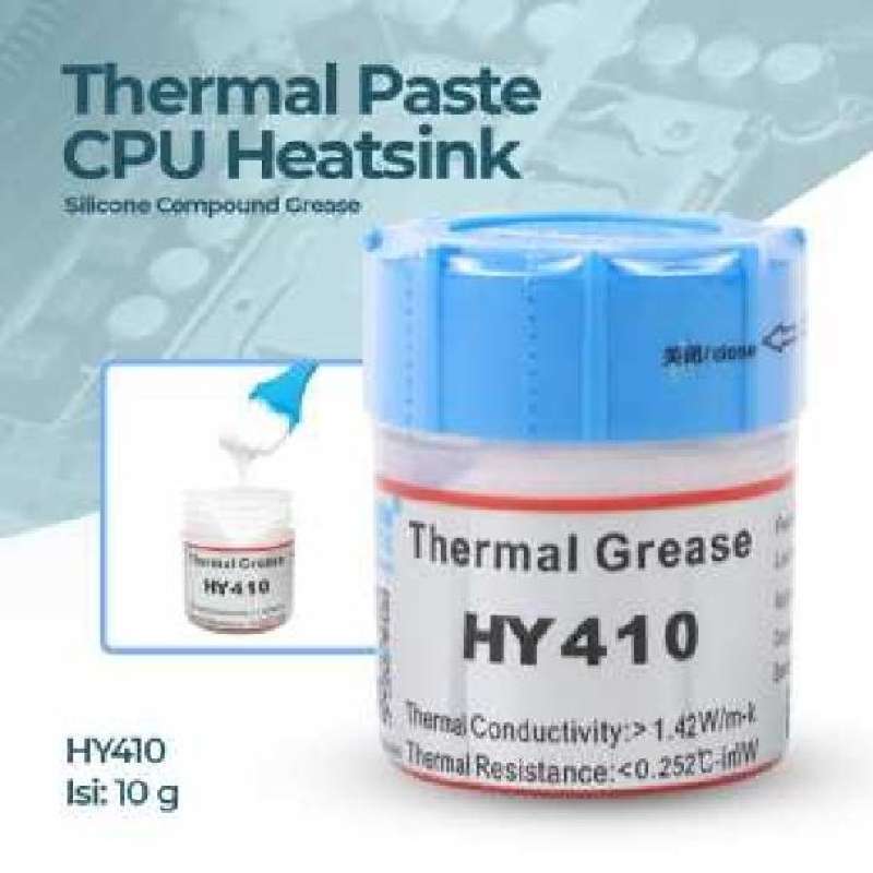 Jual Thermal Paste CPU Heatsink Silicone Compound Conductive Grease 10g