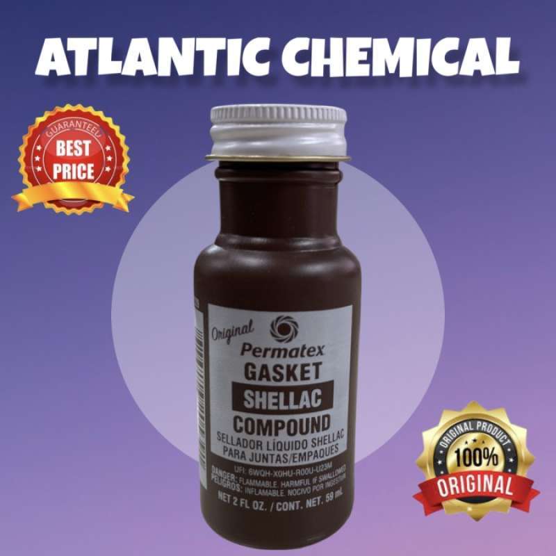 Promo Permatex Indian Head Gasket Shellac Compound / Lem Gasket Indian