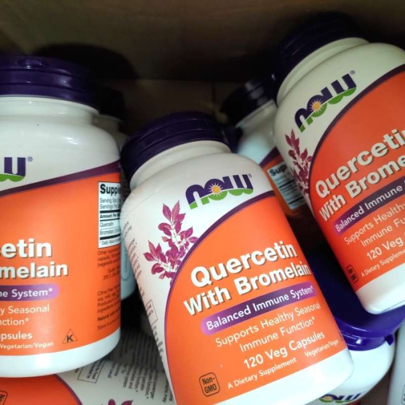 Promo Quercetin Bromelain / Now Foods Quercetin with Bromelain 120