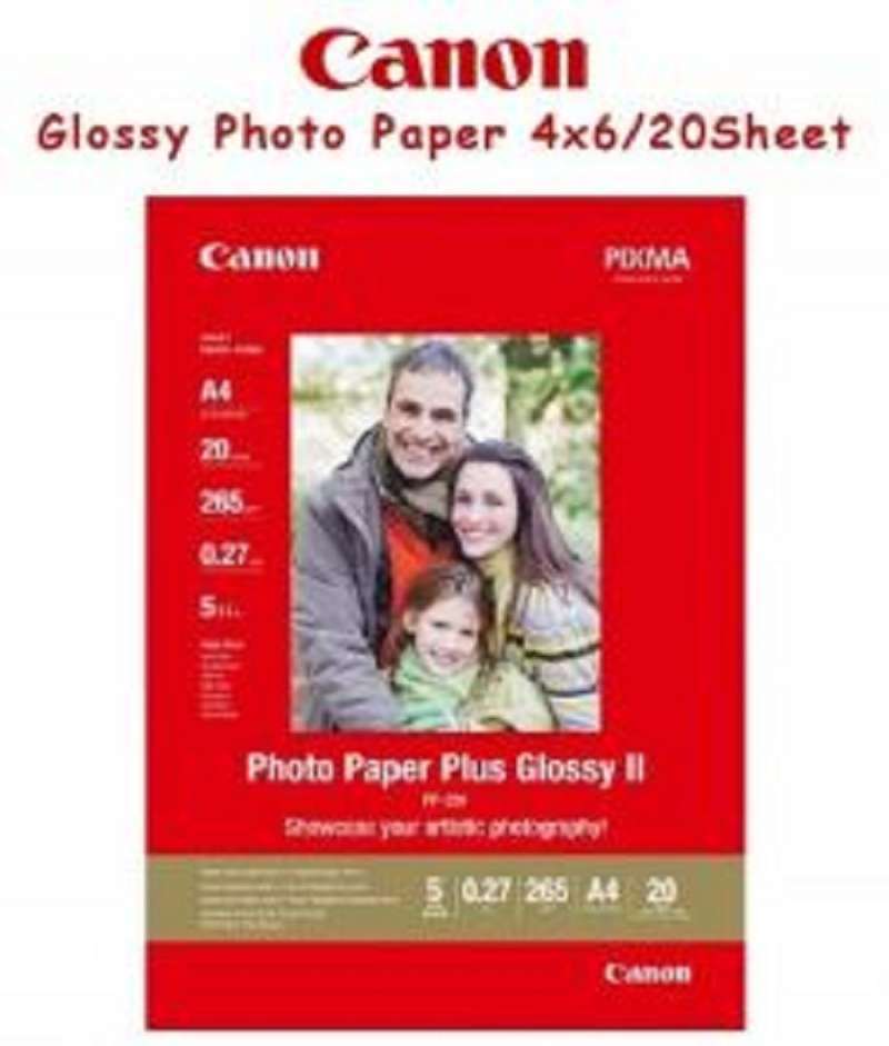 Jual Canon Glossy Photo Paper 4x6 20sheet Di Seller Logikreasi Utama