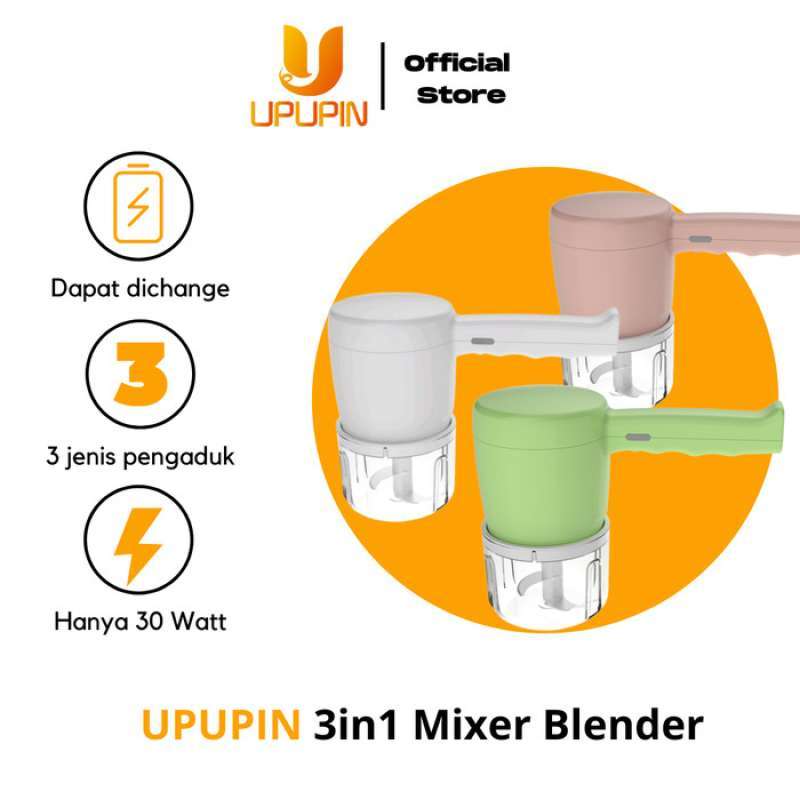 Promo Upupin Blender Mini Blender Daging Portable / Blender Bumbu Dapur