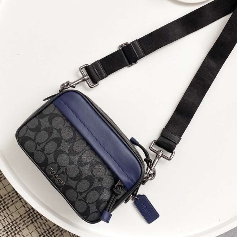 Promo COACH GRAHAM CROSSBODY IN COLORBLOCK SIGNATURE CANVAS Diskon 11