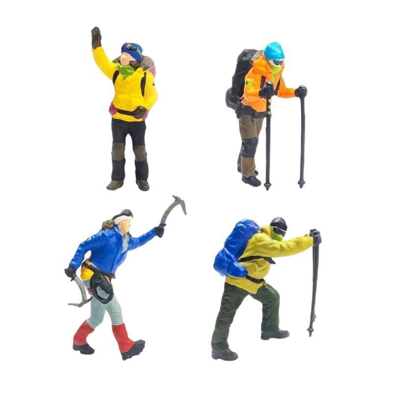 Jual 1/87 Scale Climbing People Figures Miniature People Model for Layout Decor di Seller