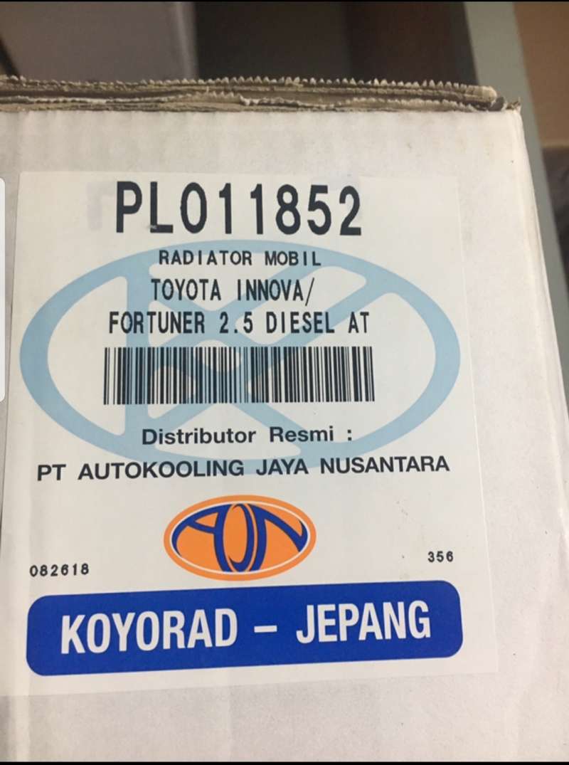 Jual Koyorad Radiator Mobil for Innova/ Fortuner/ Hilux Matic Diesel
