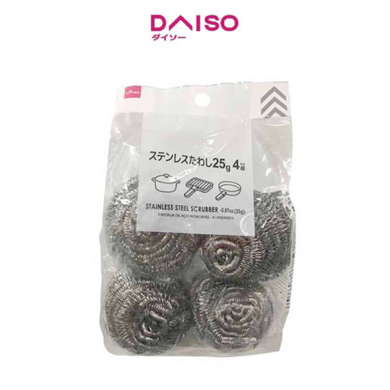 Jual Daiso Stainless Steel Scrubber (25gr) 4Pcs di Seller daisoidnbyw