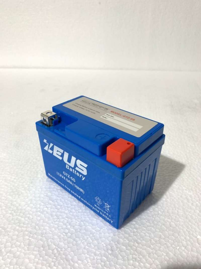 Jual Aki Motor Honda Beat Karburator / Injeksi Zeus Ep Gtz5s Accu